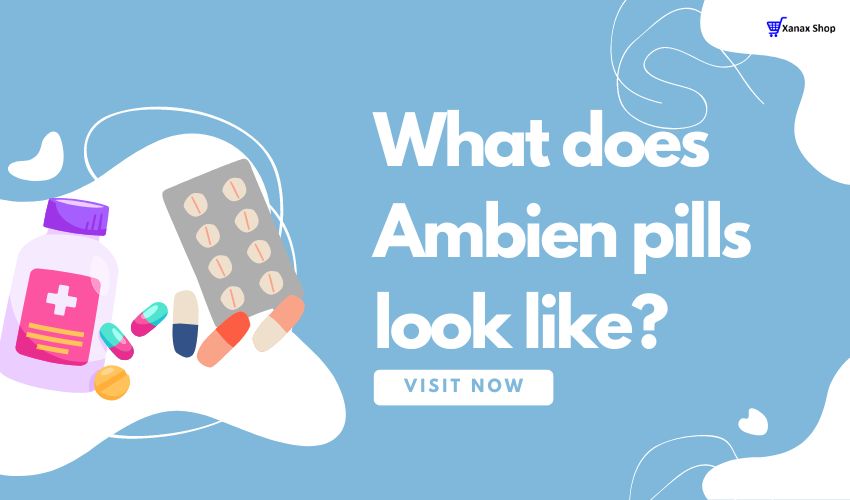 What does Ambien pills look like?